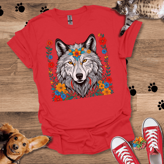 Wolf Wildflowers T-Shirt