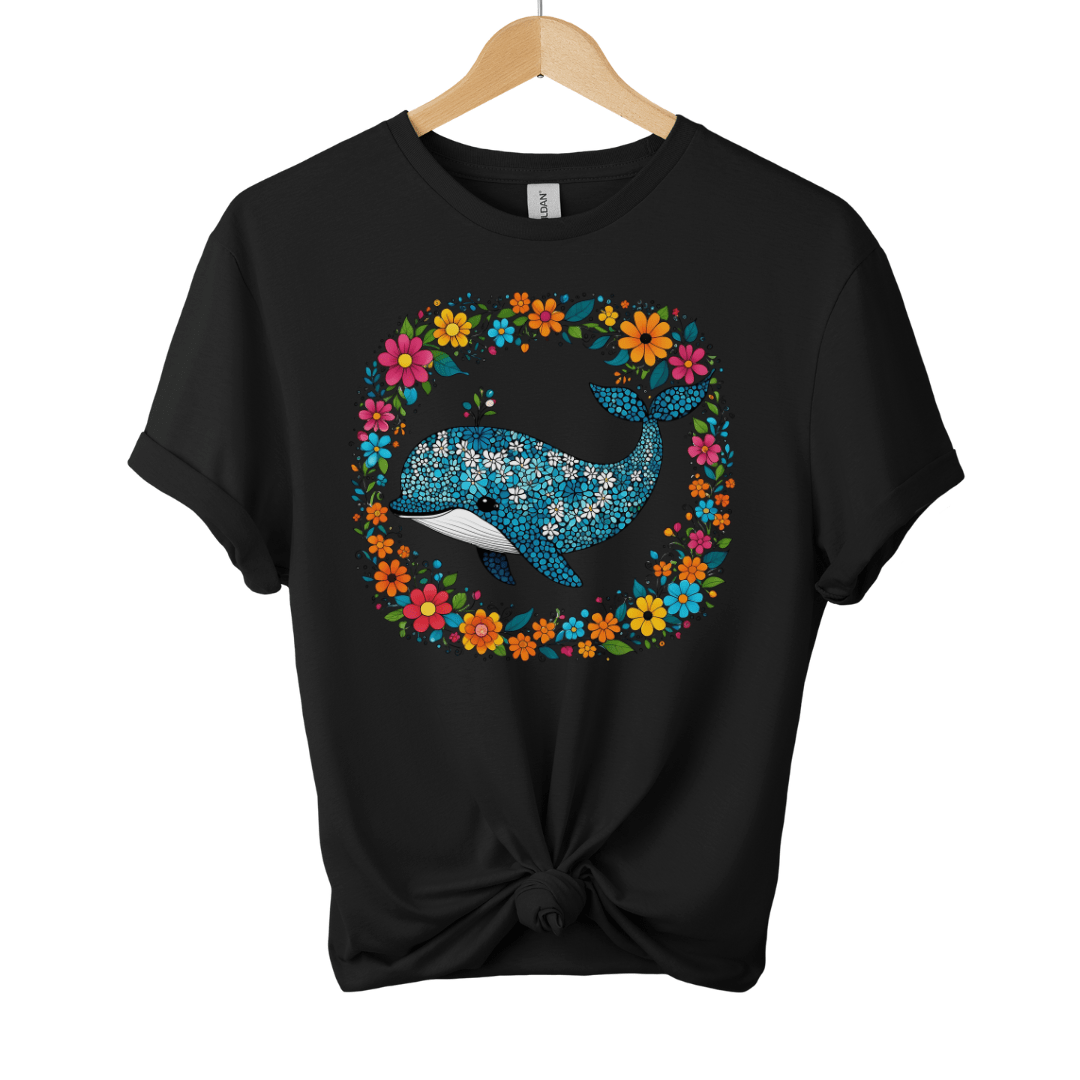 Whale Wreath T-Shirt