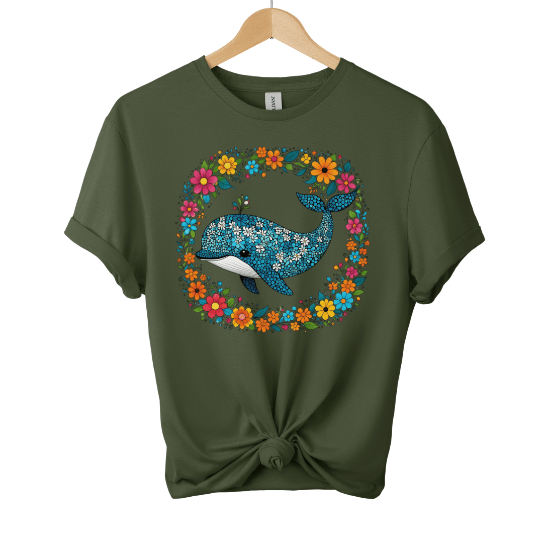 Whale Wreath T-Shirt