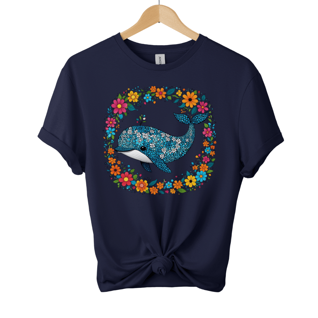 Whale Wreath T-Shirt