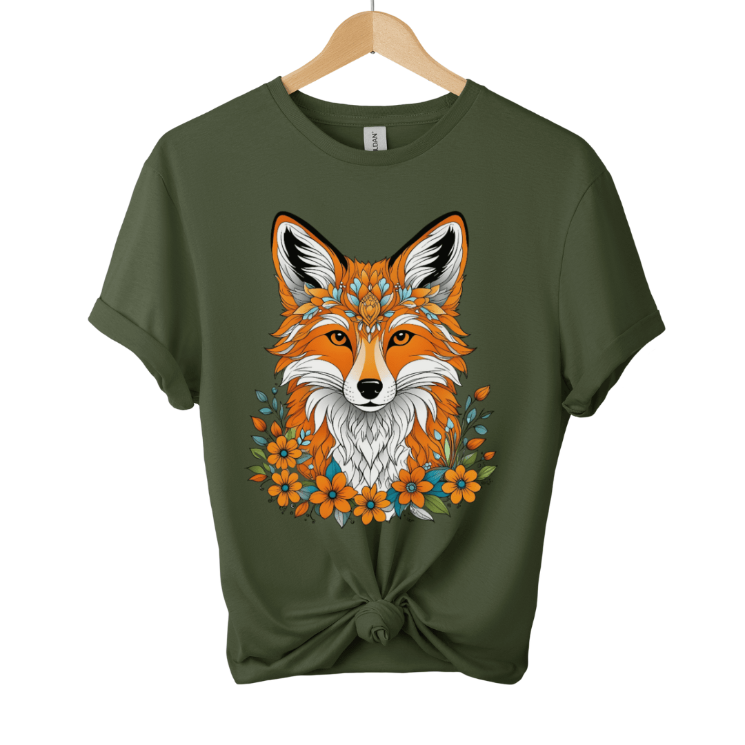 Floral Fox T-Shirt