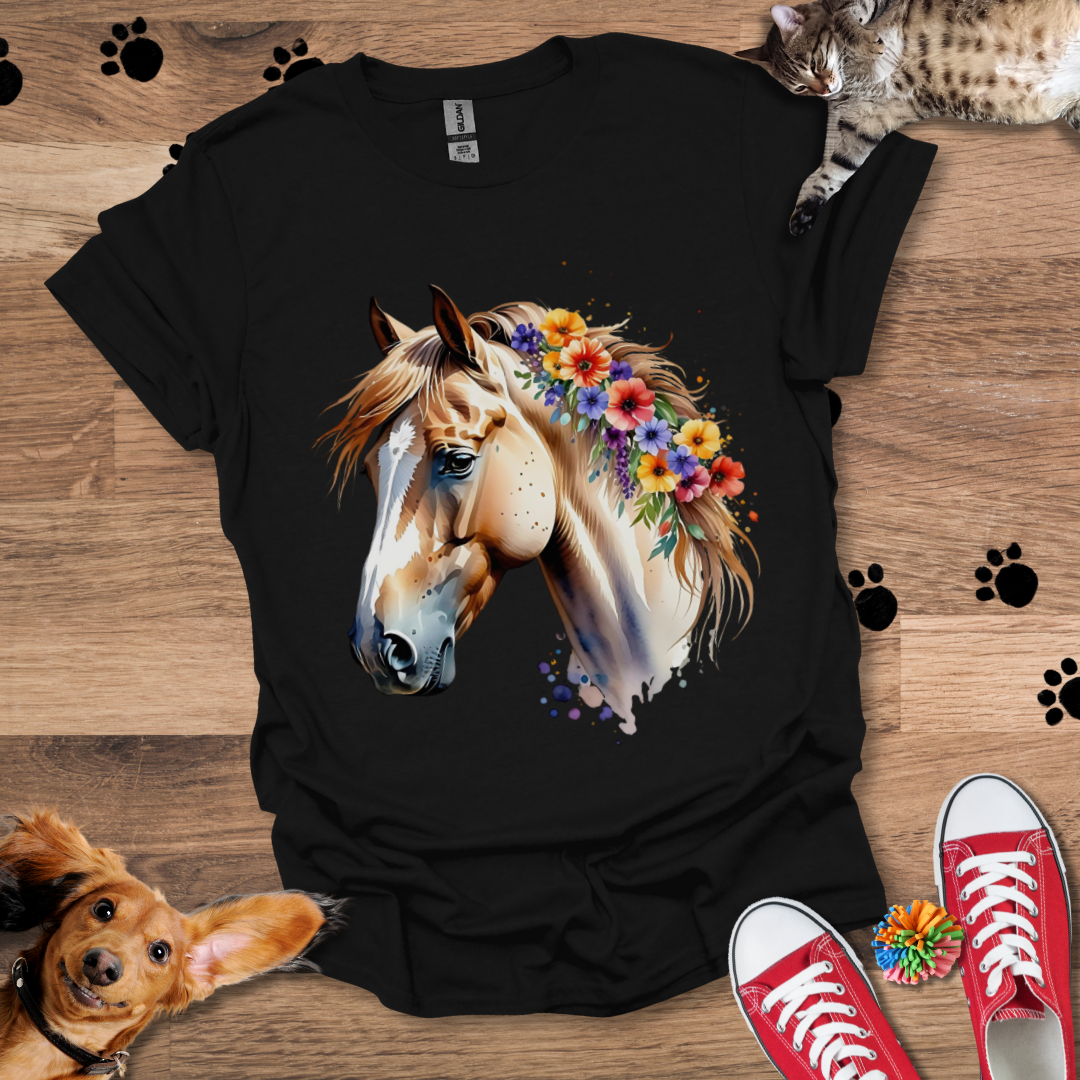 Floral Mane T-Shirt 023