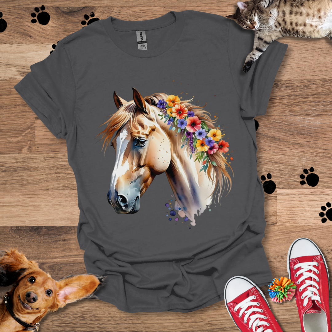 Floral Mane T-Shirt 023