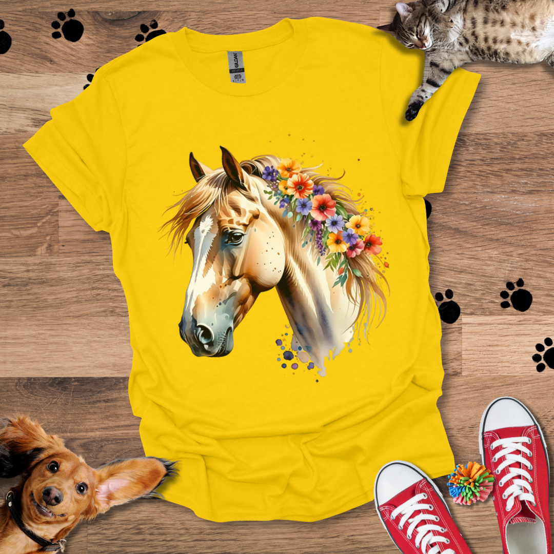 Floral Mane T-Shirt 023