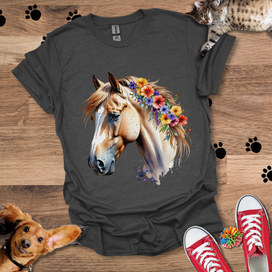 Floral Mane T-Shirt 023