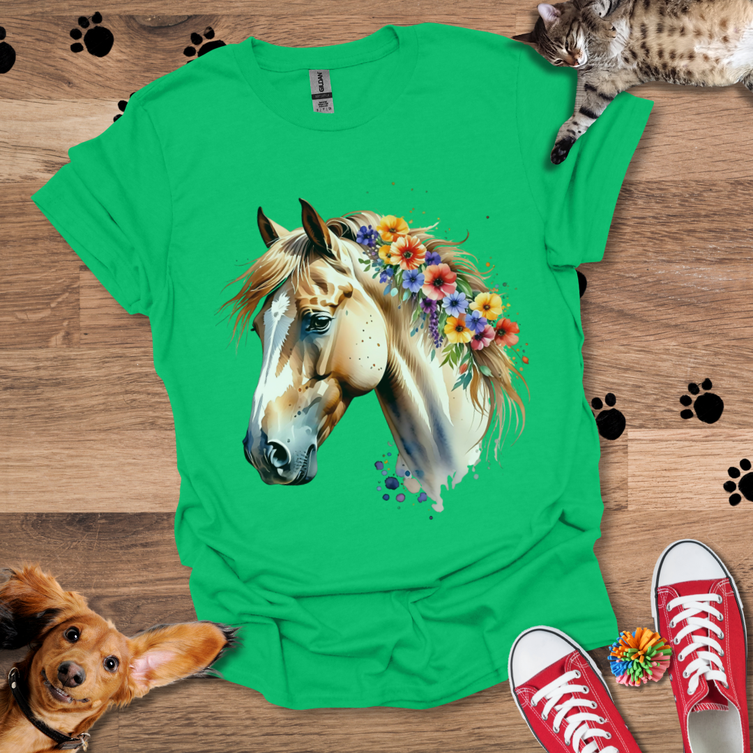 Floral Mane T-Shirt 023