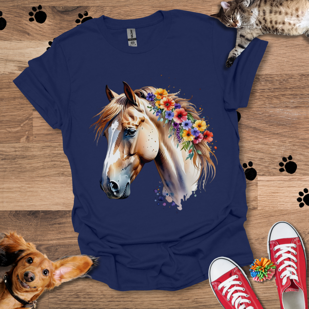 Floral Mane T-Shirt 023