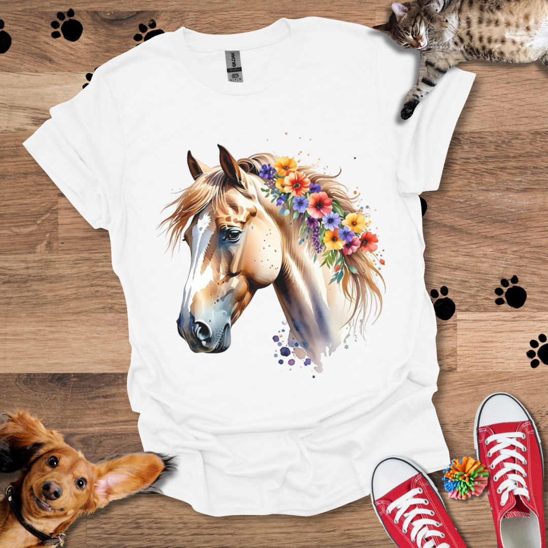 Floral Mane T-Shirt 023