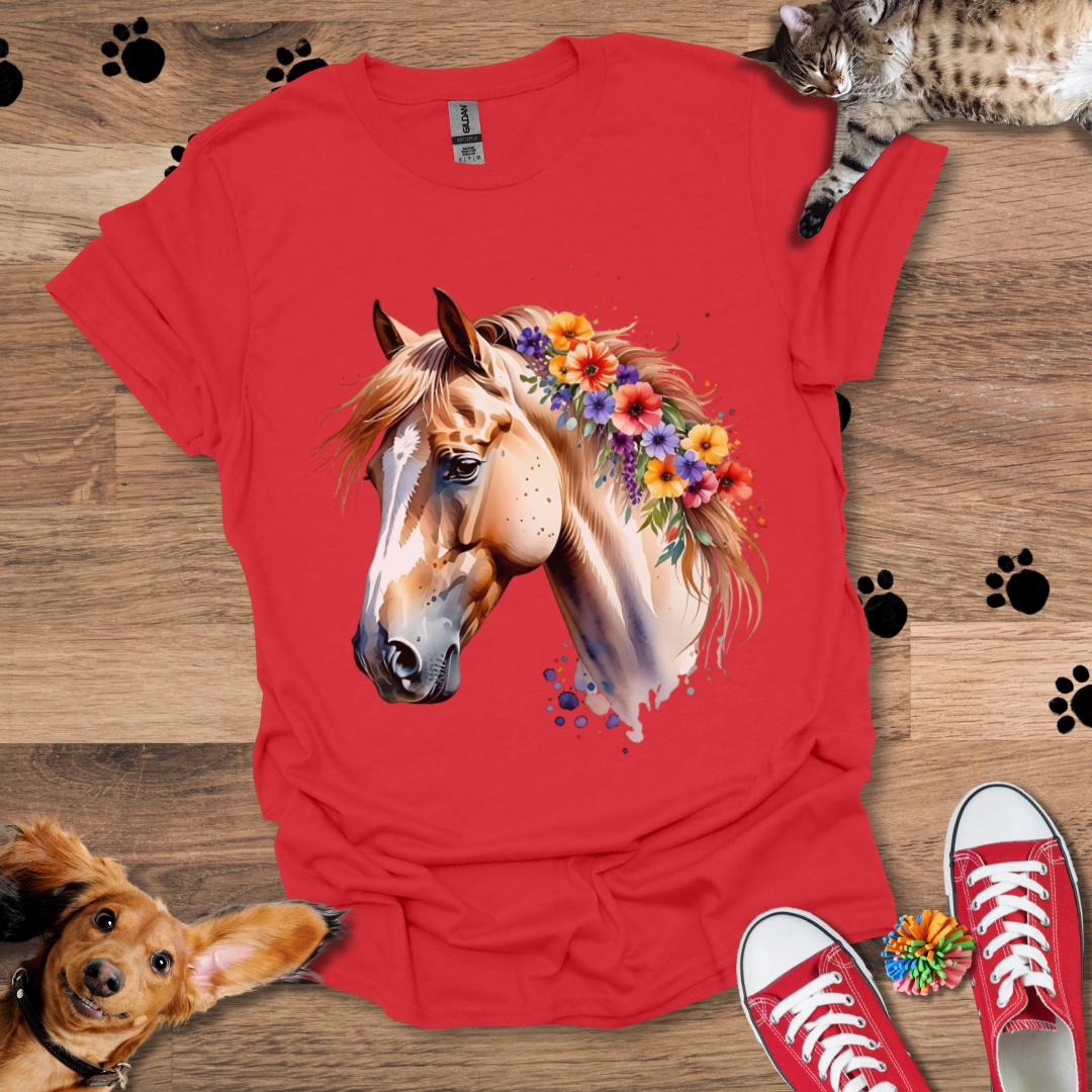 Floral Mane T-Shirt 023