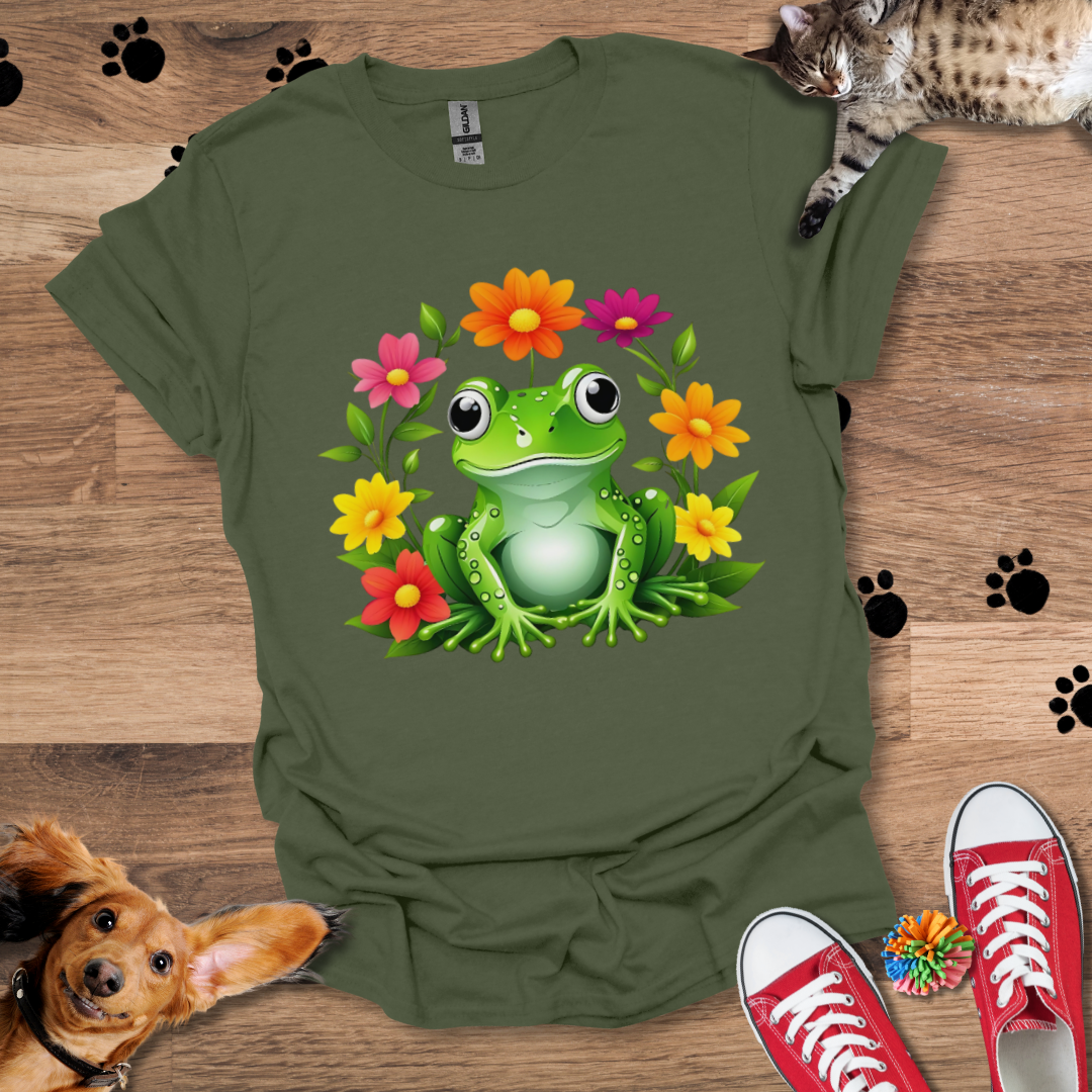 Flower Frog T-Shirt 024