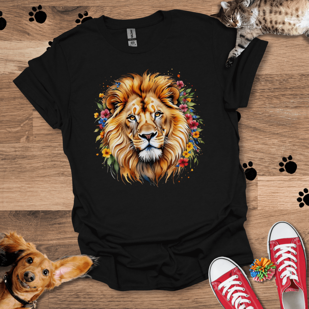 Lion Bloom T-Shirt 026