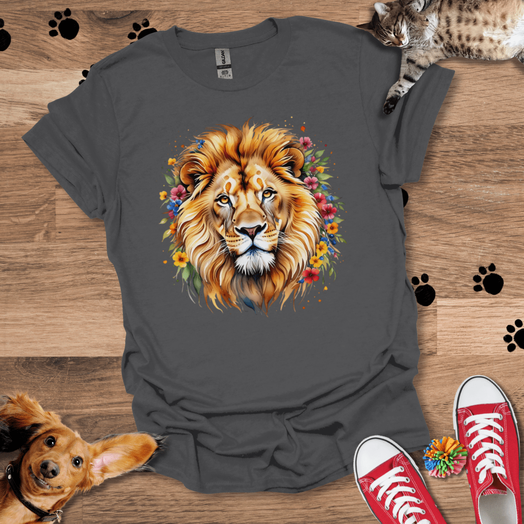 Lion Bloom T-Shirt 026