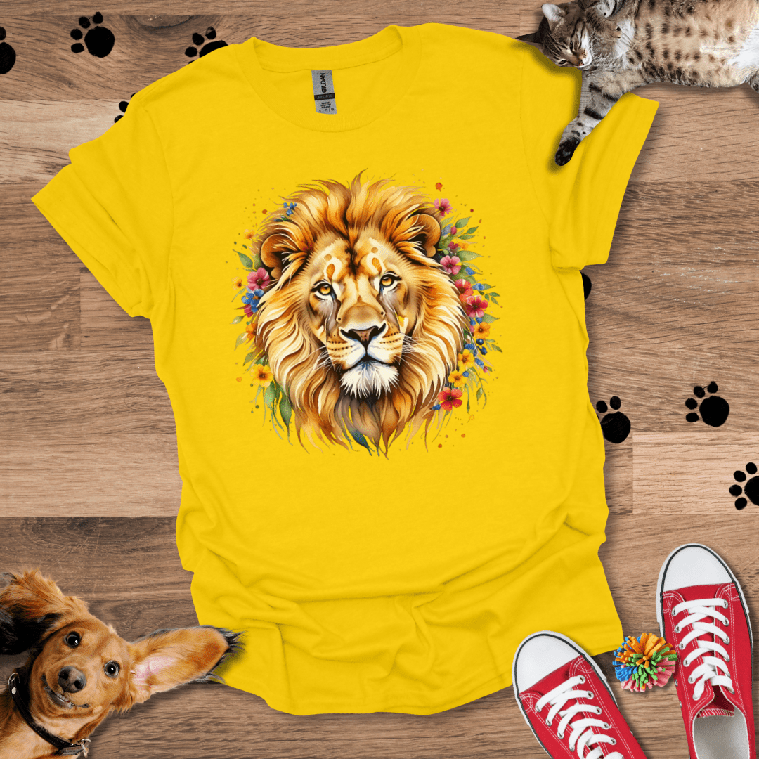 Lion Bloom T-Shirt 026