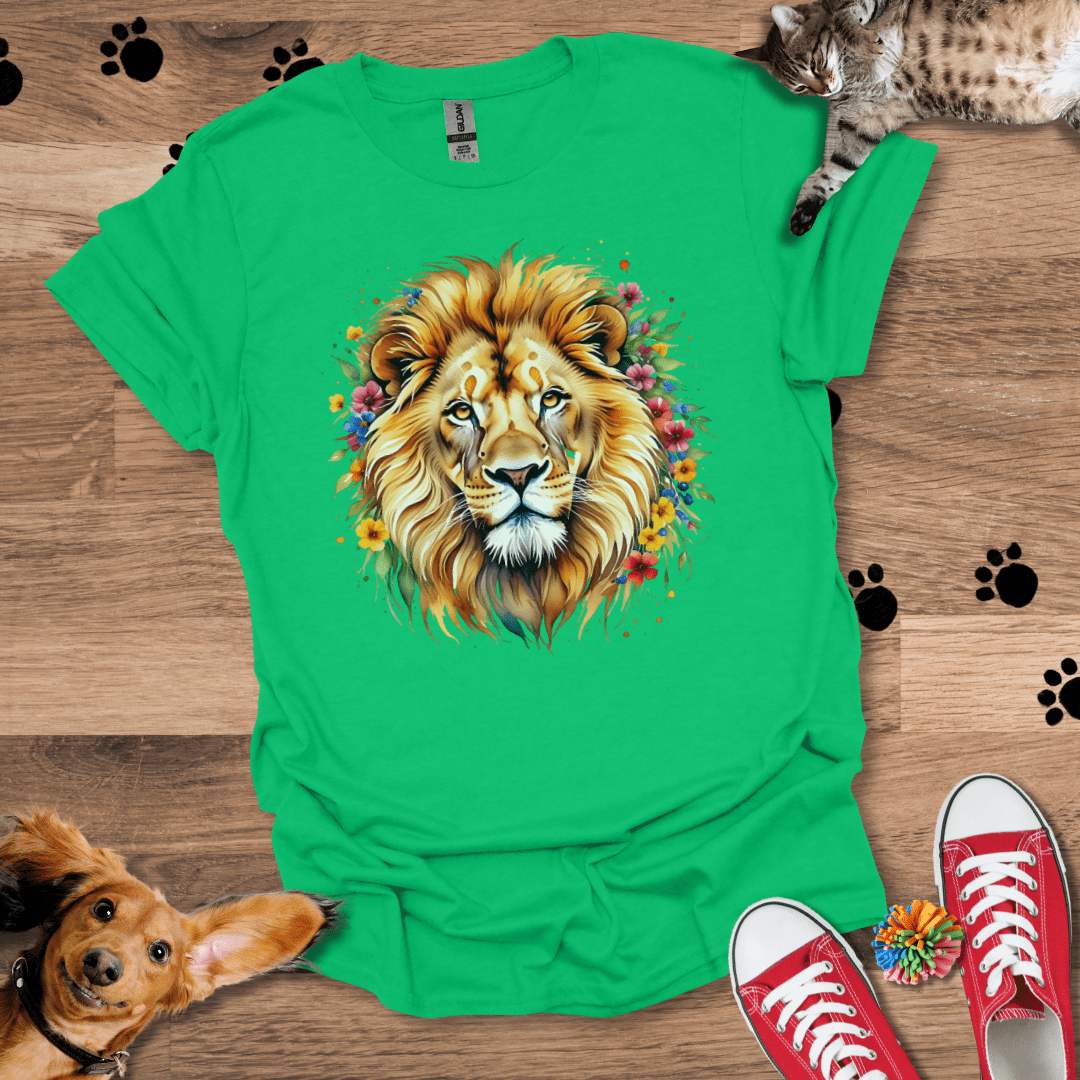 Lion Bloom T-Shirt 026