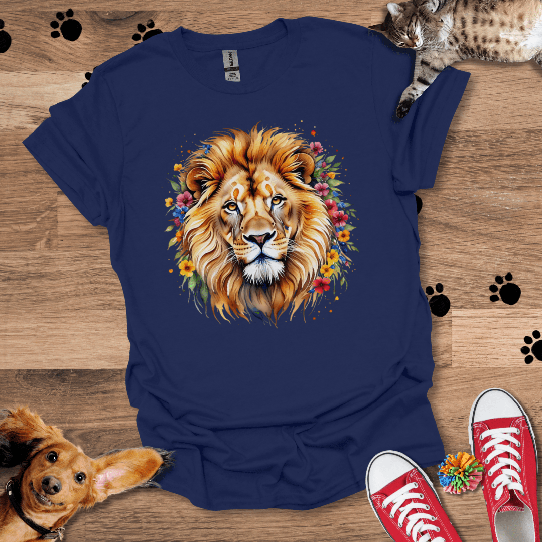 Lion Bloom T-Shirt 026