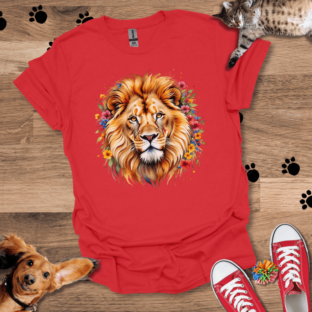 Lion Bloom T-Shirt 026