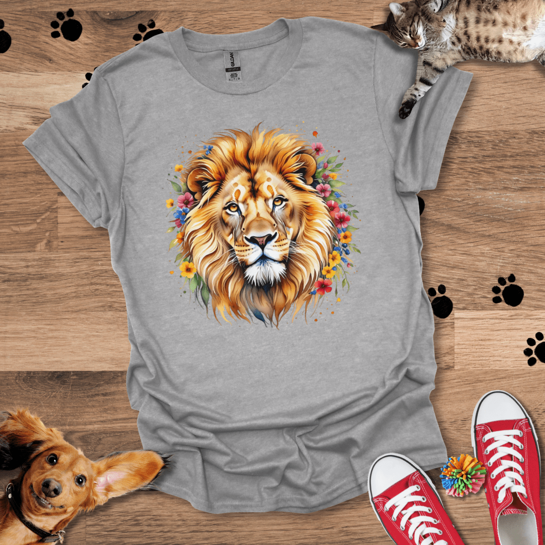 Lion Bloom T-Shirt 026