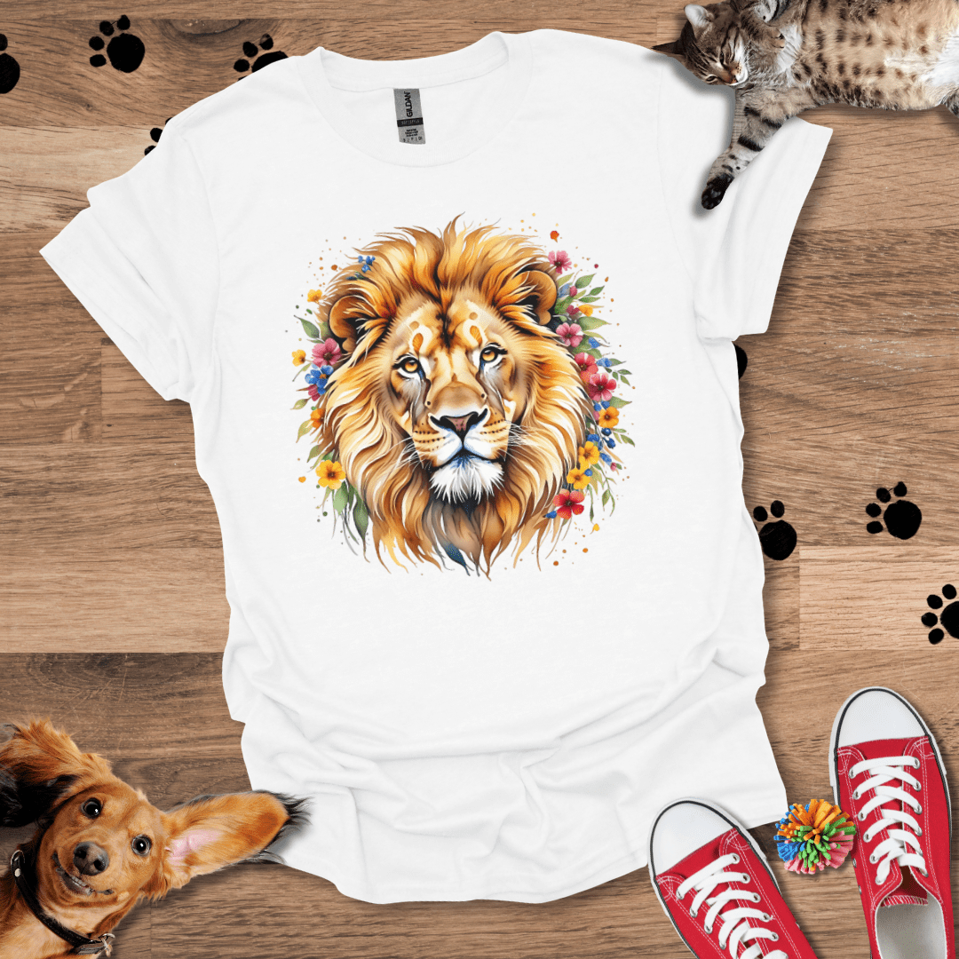 Lion Bloom T-Shirt 026