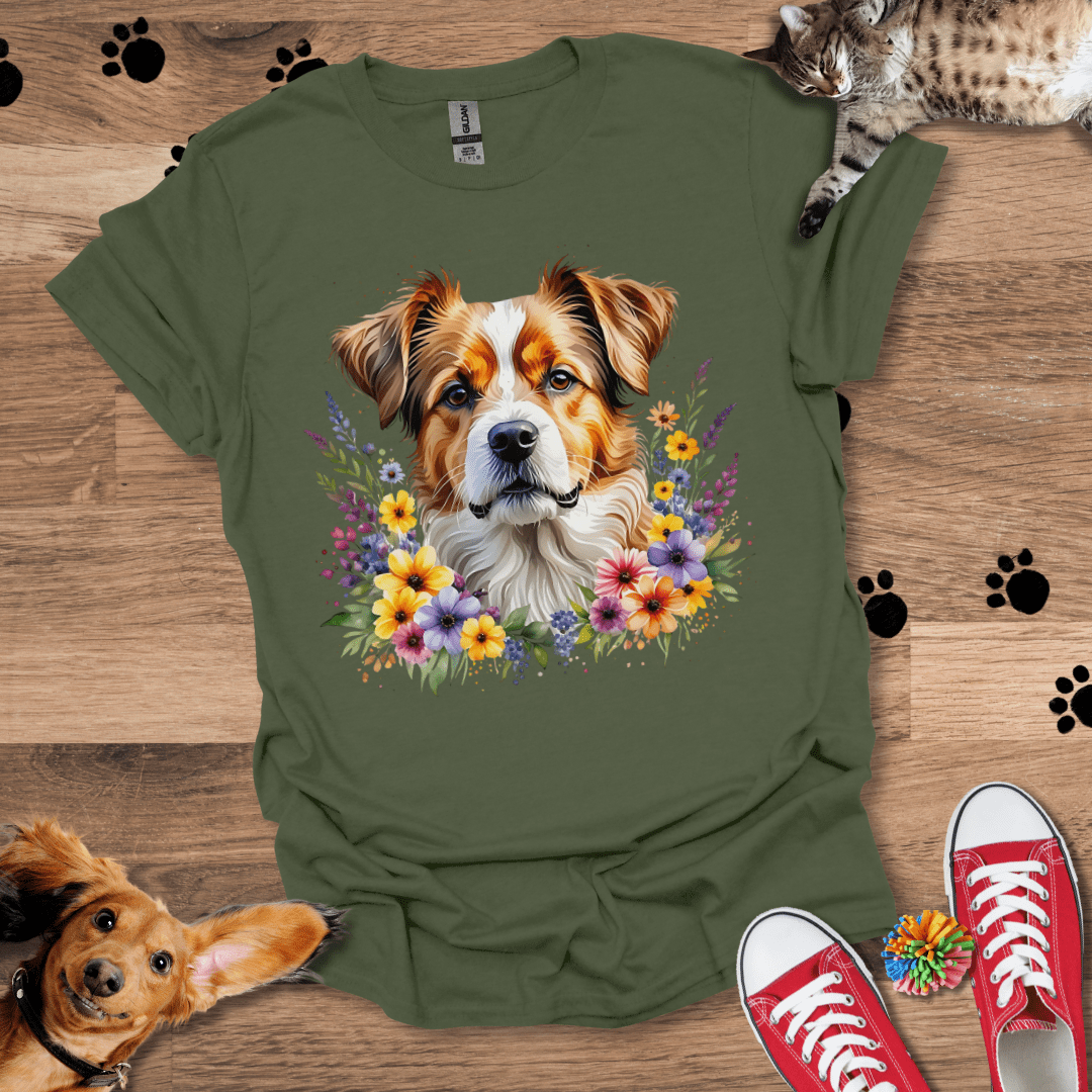 Pup Petals T-Shirt 027