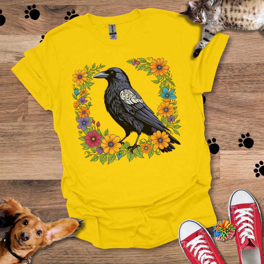 Raven Roses T-Shirt 028