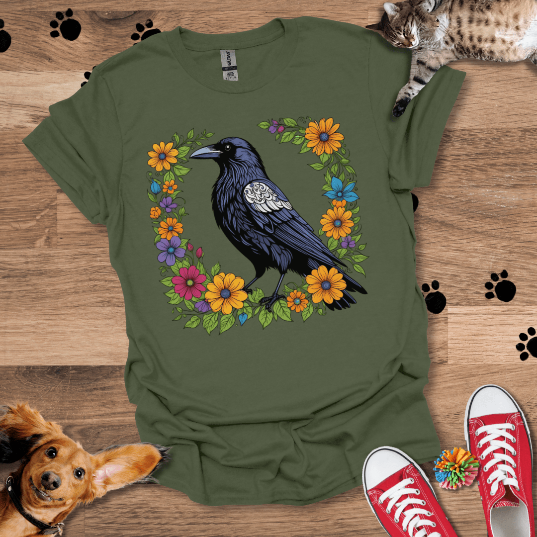 Raven Roses T-Shirt 028