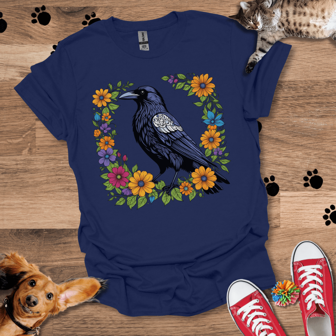 Raven Roses T-Shirt 028