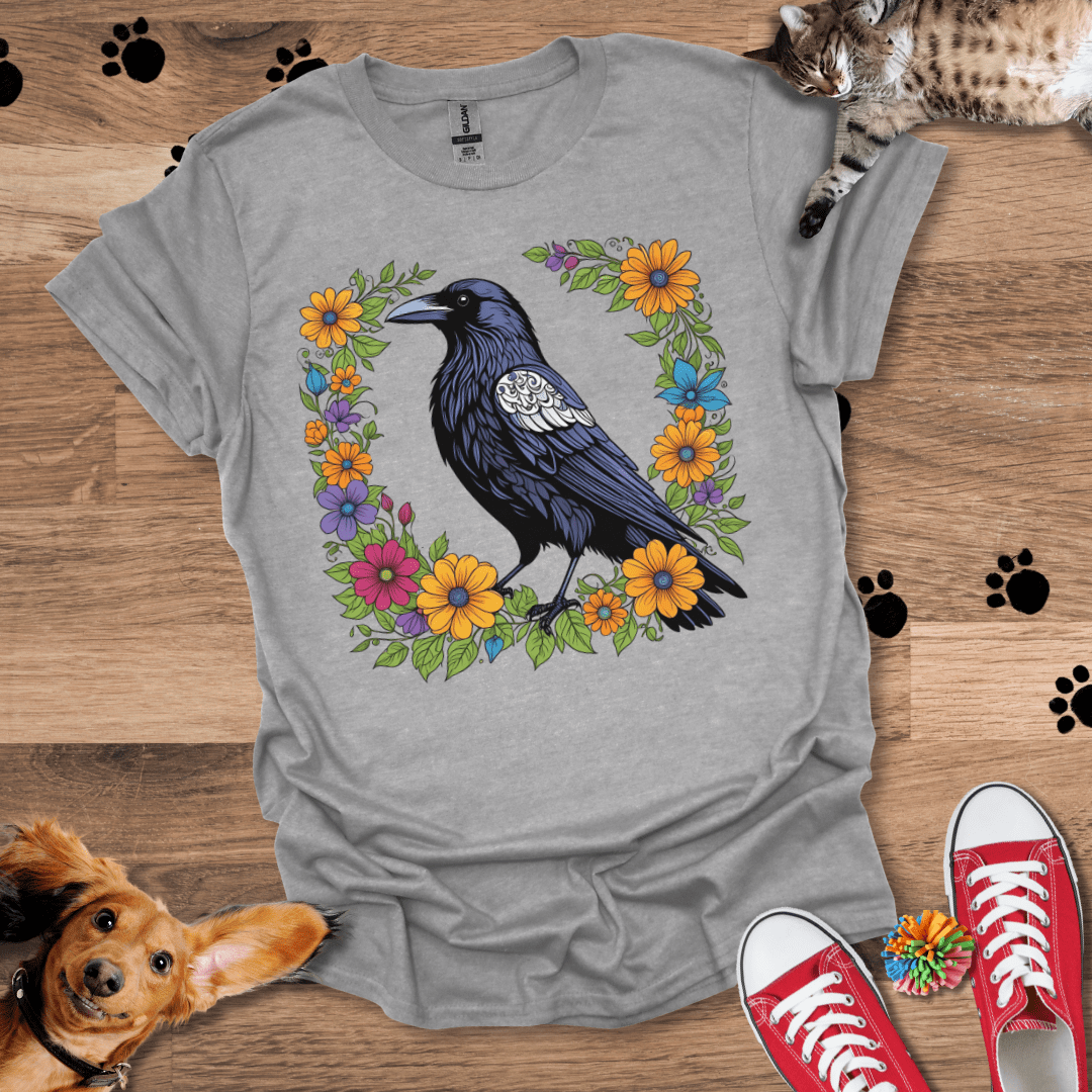 Raven Roses T-Shirt 028