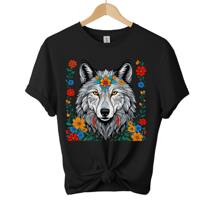 Wolf Wildflowers T-Shirt