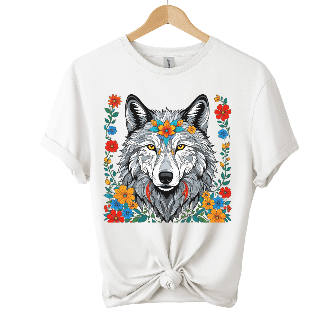 Wolf Wildflowers T-Shirt
