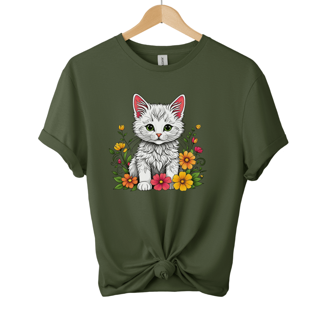 Kitten Petals T-Shirt 041