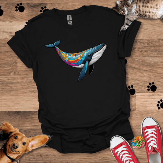 Mosaic Whale T-Shirt 044