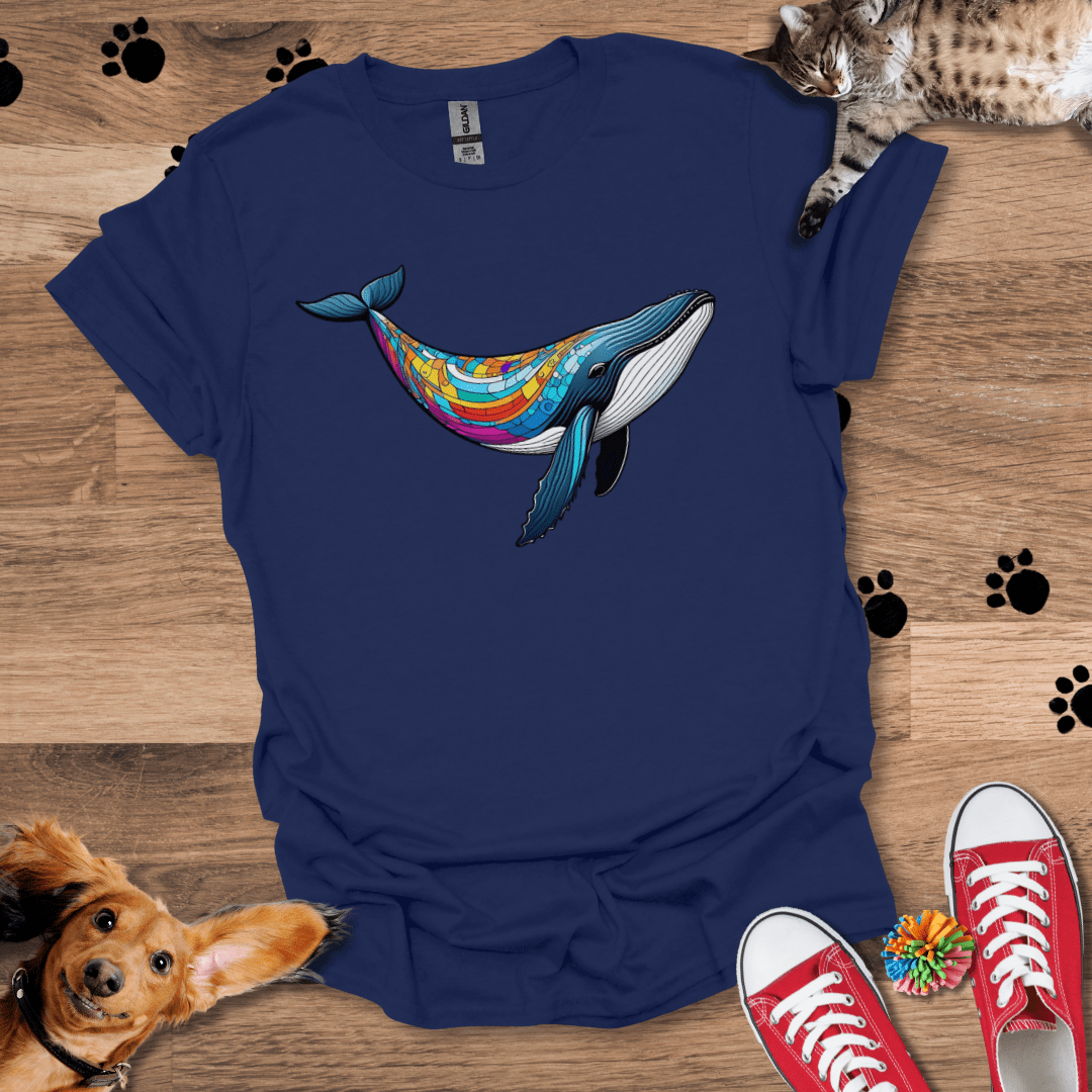 Mosaic Whale T-Shirt 044