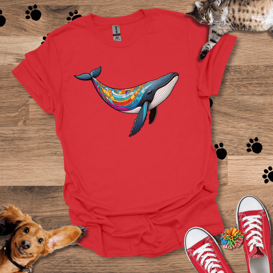 Mosaic Whale T-Shirt 044