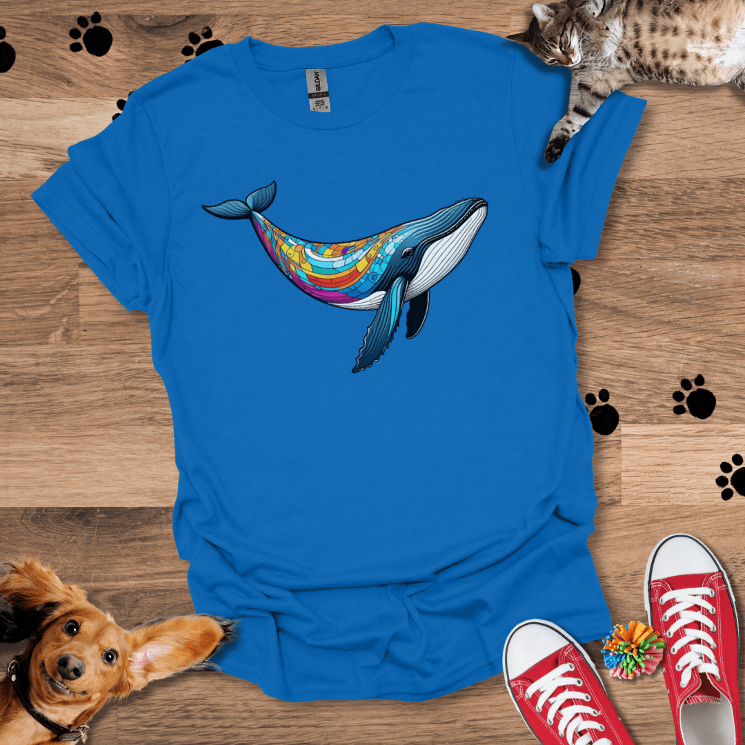 Mosaic Whale T-Shirt 044