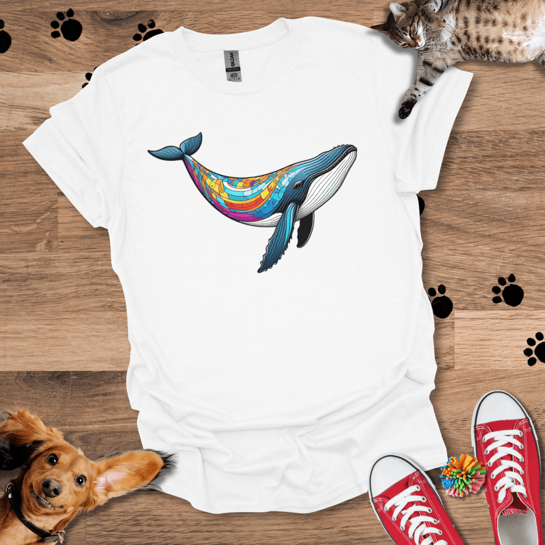 Mosaic Whale T-Shirt 044