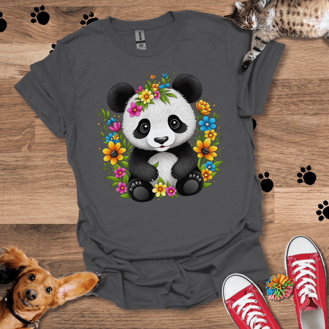 Panda Petals T-Shirt 048