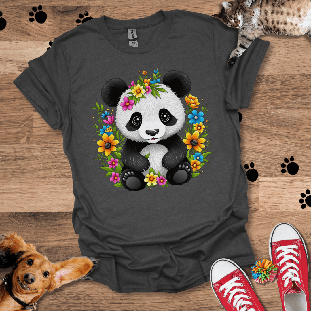 Panda Petals T-Shirt 048