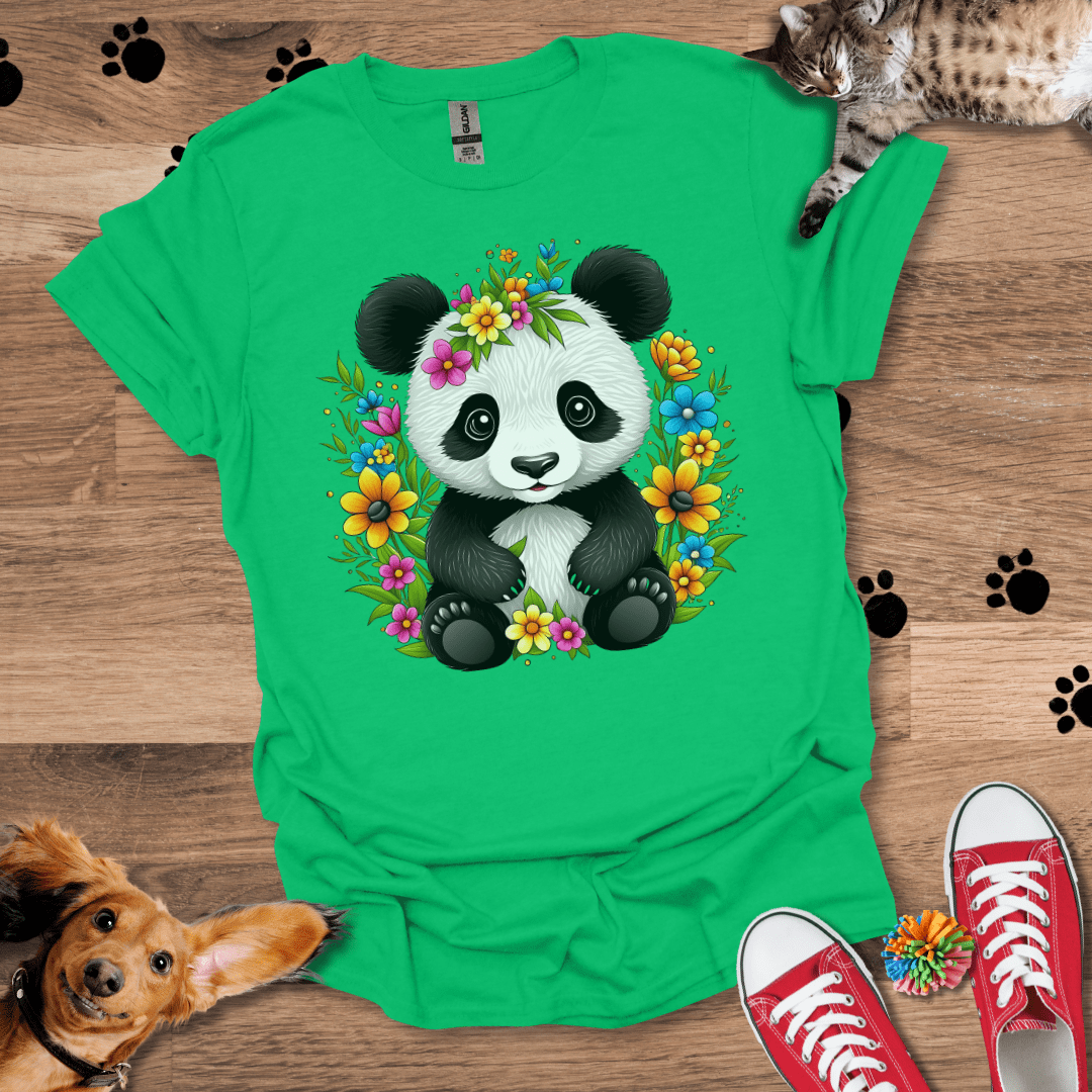 Panda Petals T-Shirt 048