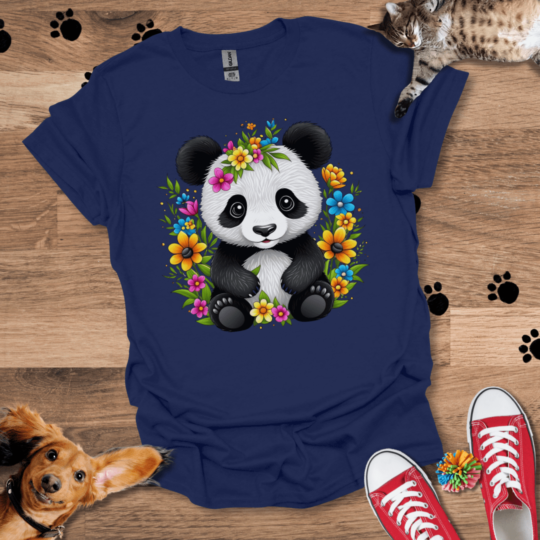 Panda Petals T-Shirt 048