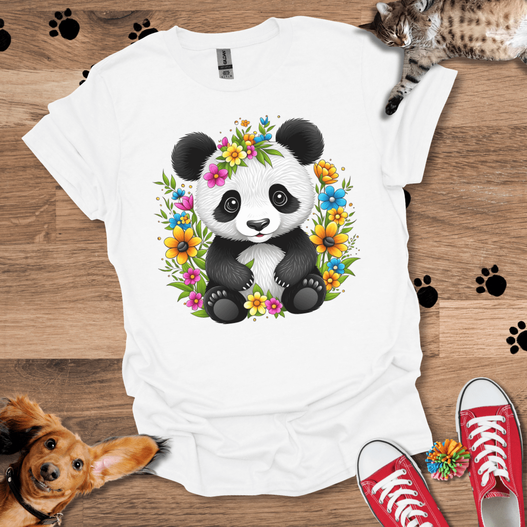 Panda Petals T-Shirt 048