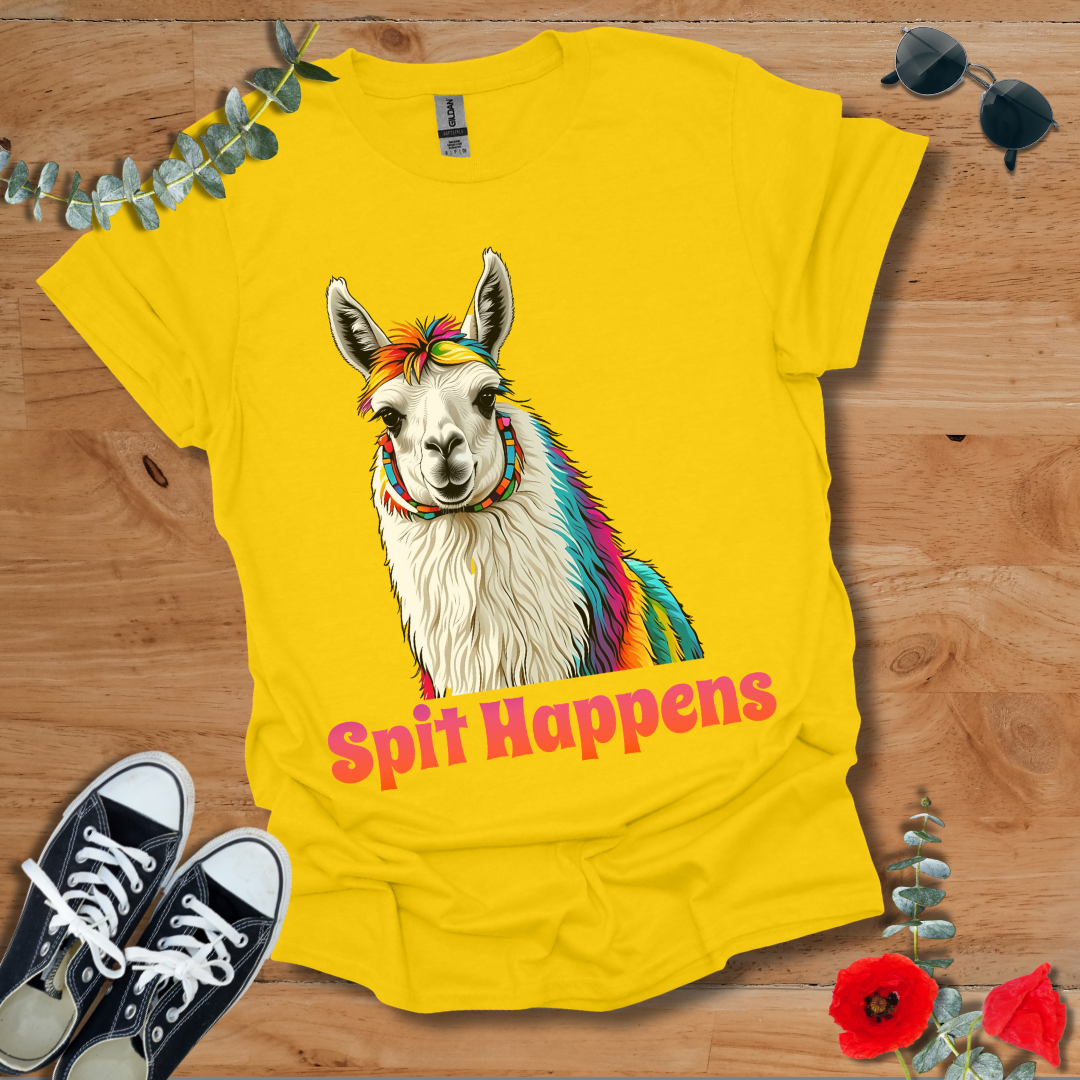 Rainbow Llama T-Shirt 052