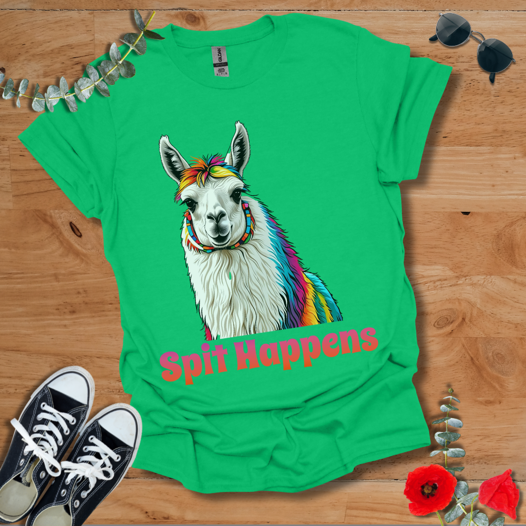 Rainbow Llama T-Shirt 052