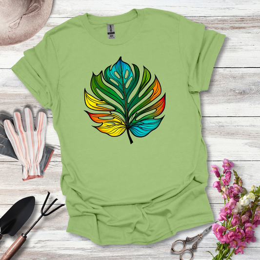 Rainbow Leaf T-Shirt 071