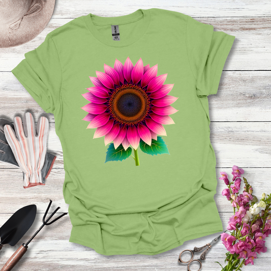 Pink Sunflower T-Shirt 087