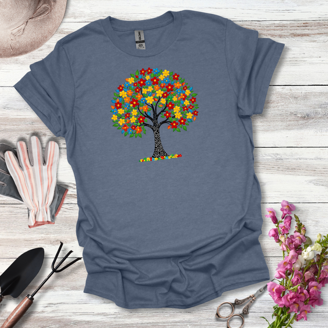 Folk Tree T-Shirt 088