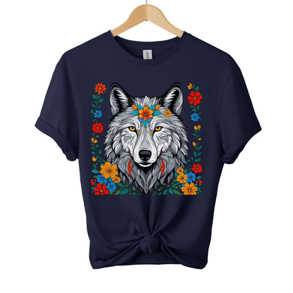 Wolf Wildflowers T-Shirt