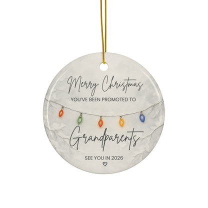 New Grandparents Christmas Ornament – Pregnancy Announcement Gift