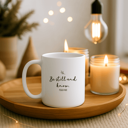 Be Still and Know Personalized Christian Mug