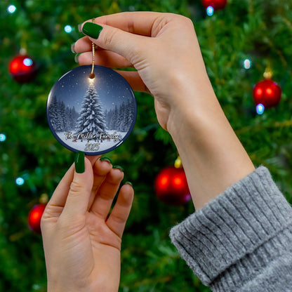 Starry Night Christmas Ornament