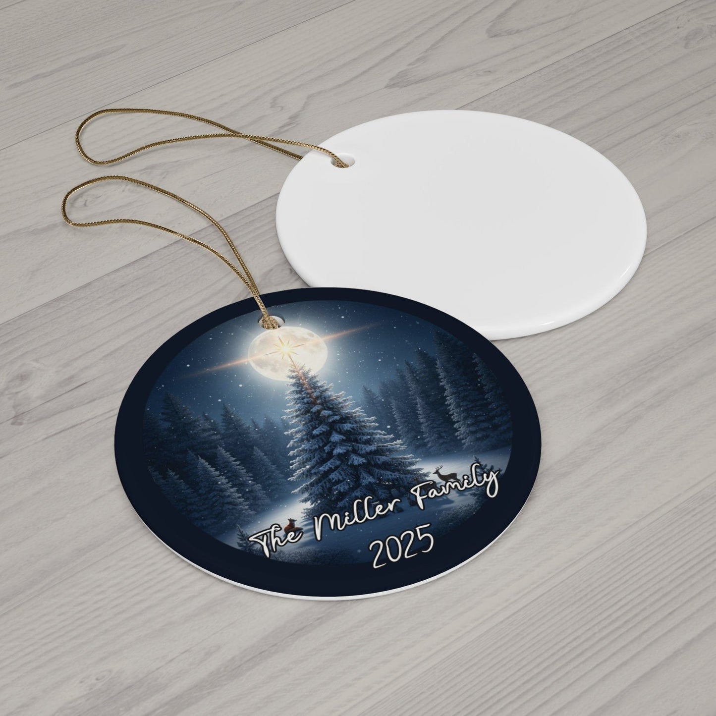 Lunar Star Christmas Ornament